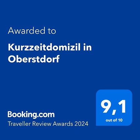 Kurzzeitdomizil In Oberstdorf Leilighet Eksteriør bilde